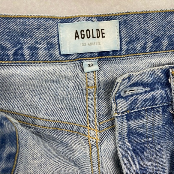 Agolde 90's Mid Rise High Waisted Jeans 28 - Picture 3 of 12